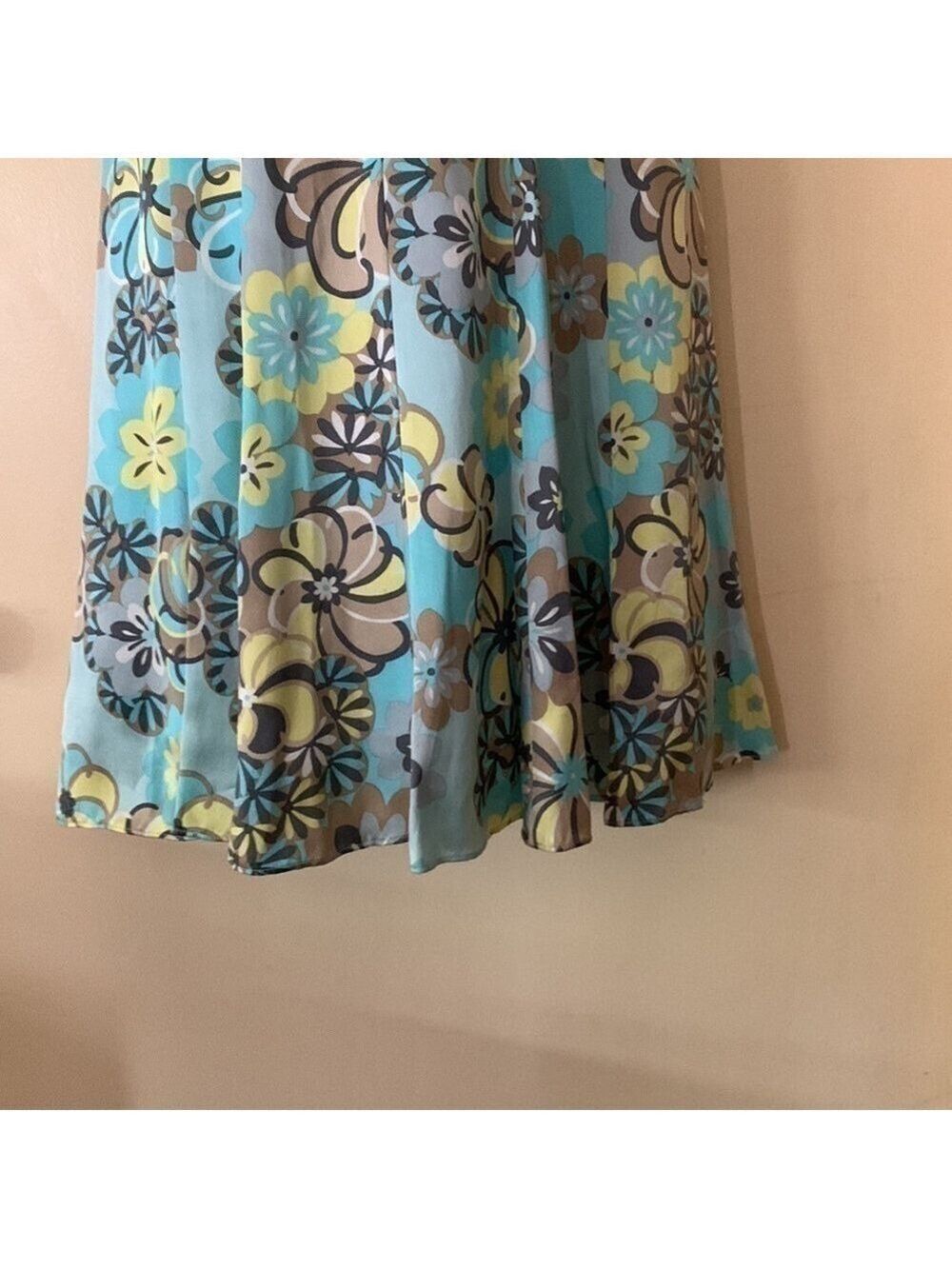 Laundry Shelli Segal Floral Silk Dress size 2 - Picture 3 of 8